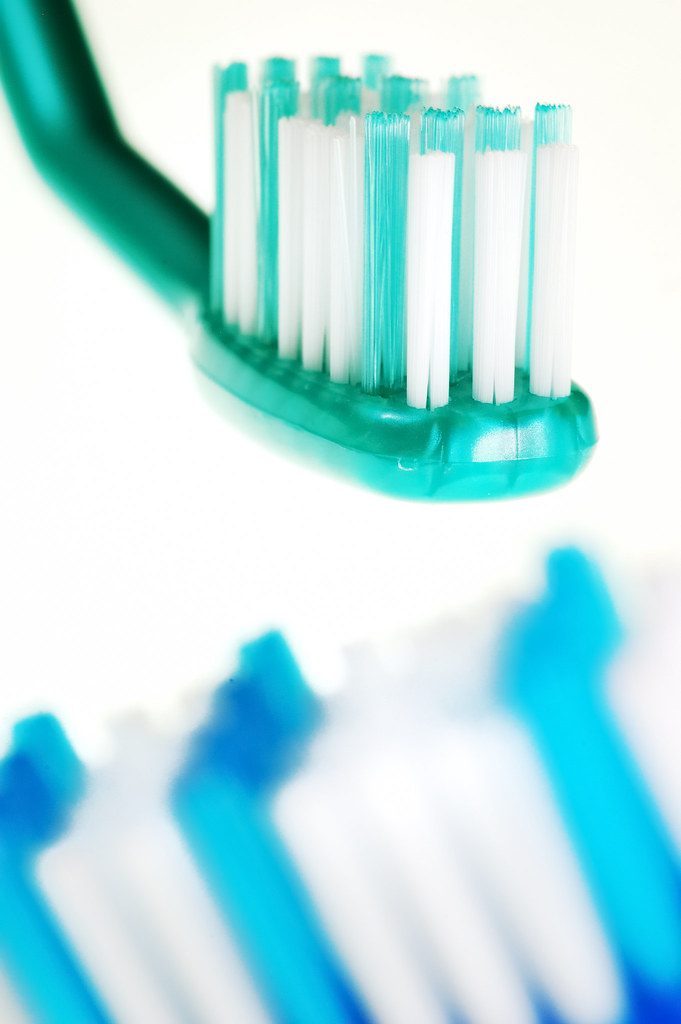 Cepillo de dientes para la carga de iPad lentamente