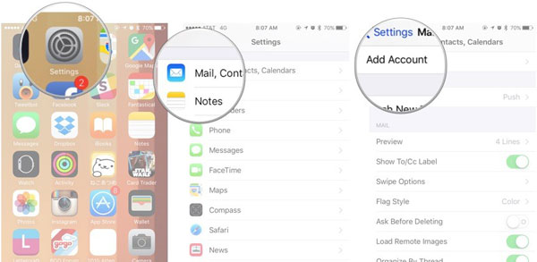 Cómo hacer una copia de seguridad de las notas de iPhone a través de la cuenta de Google