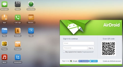 Conecte el teléfono a la PC