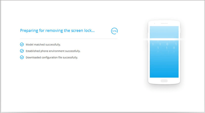 El programa detecta su teléfono Android