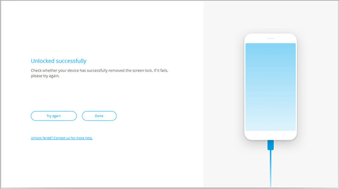 Desbloquear un teléfono Android con éxito