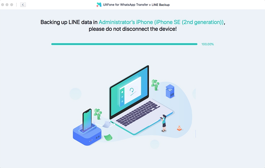 Realización de datos de línea