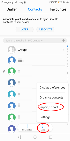 Cómo tomar la copia de seguridad de contacto en OPPO con la cuenta de Google