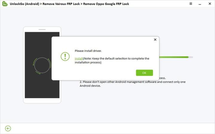 Instale el controlador en la computadora