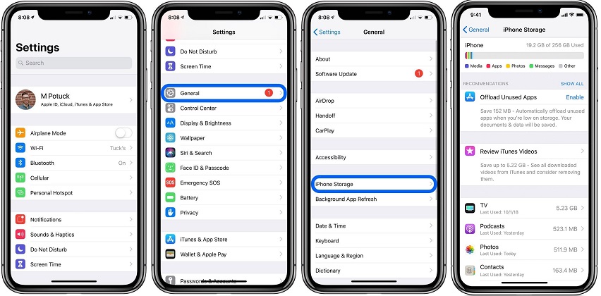 iPhone que se ejecuta lento después de la actualización