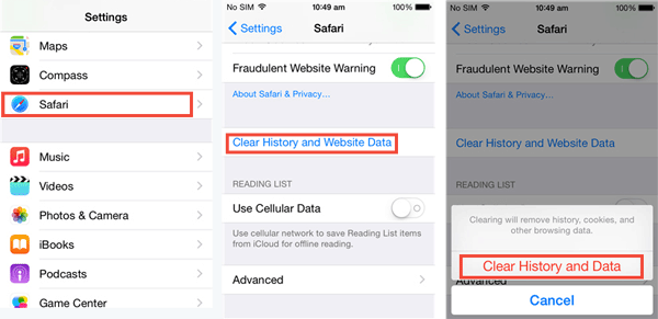 Limpiar archivos basura en iPhone