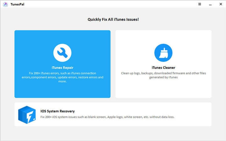 corrige el error de iTunes tunespal