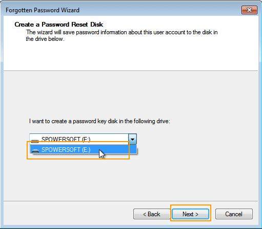 Restablecer la contraseña de Acer con Windows Password RESET RESET Wizard