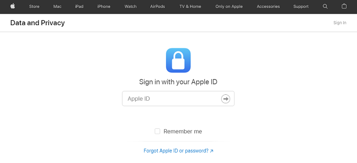 Data and privacy sign in apple id.png