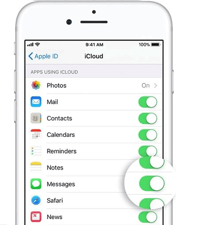 Recupere los mensajes eliminados en el iPhone desde la copia de seguridad de iCloud en iCloud Web