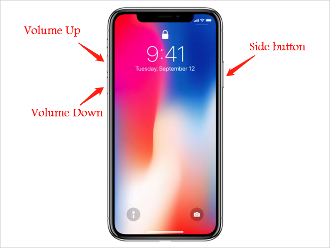 reiniciar el iPhone cuando las fotos desaparecieron del iPhone después de la actualización