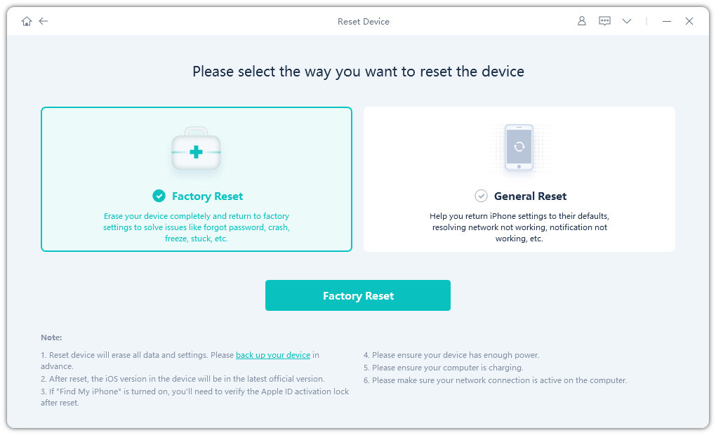 borrar todo el contenido y la configuración en iPhone o iPad