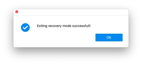 Modo de recuperación de salida con éxito para corregir el iPhone atascado en la pantalla de restauración
