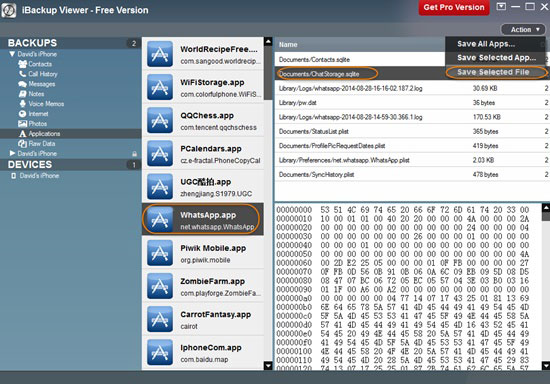 Software de extractor de whatsapp de iPhone gratis
