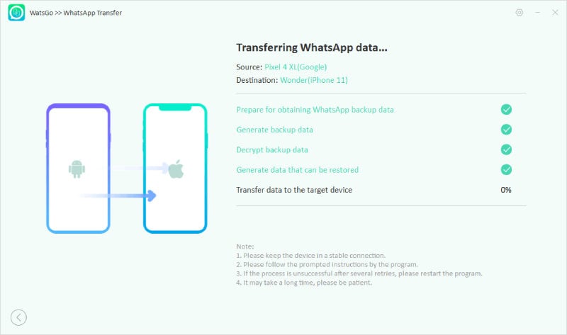 Generar una copia de seguridad de Whatsapp