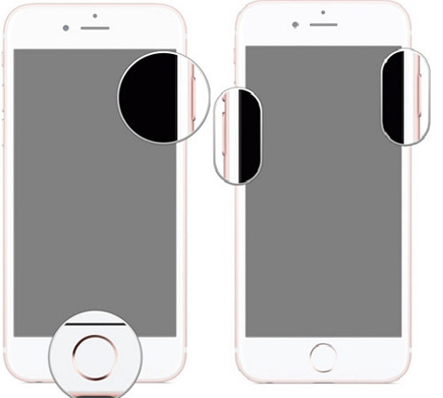 forzar reiniciar iPhone para solucionar incapaz de cargar video