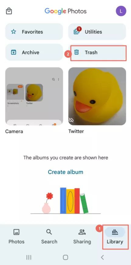 Cómo restaurar las fotos de Google Photo