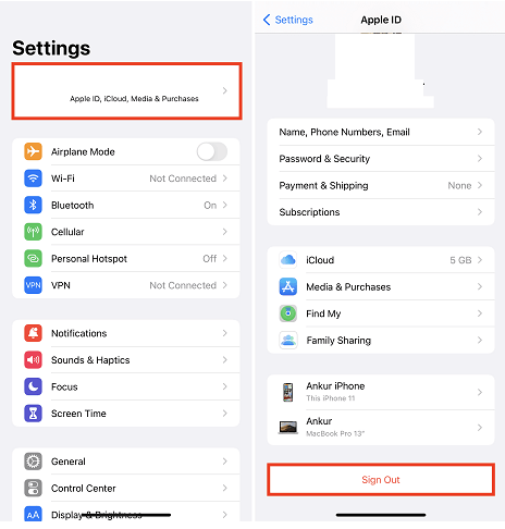 Cómo cerrar la identificación de Apple sin contraseña para restablecer una contraseña
