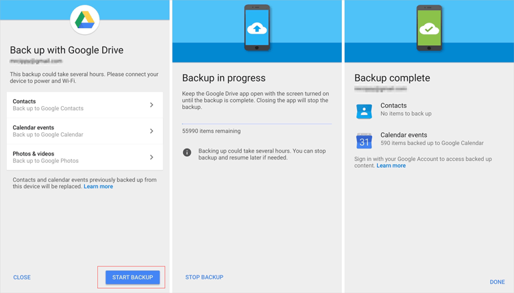 Cómo transferir de iPhone a Android con Google Drive