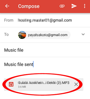 Cómo transferir archivos de Samsung al teléfono Xiaomi usando el correo electrónico
