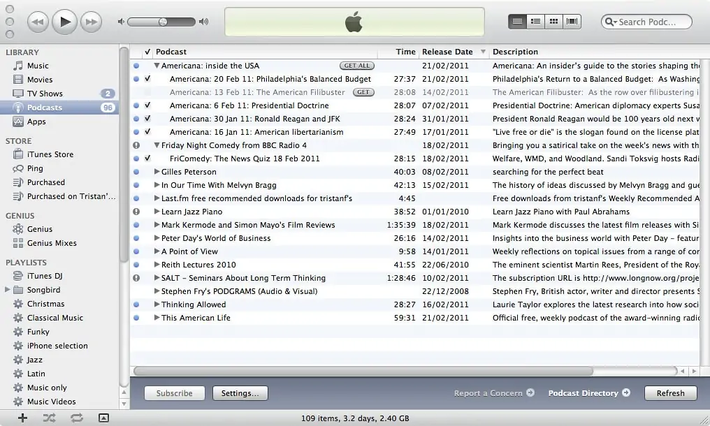 iTunes para App Store no funciona