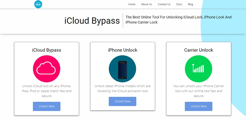 iCloud bypass en línea para desbloquear iCloud Lock