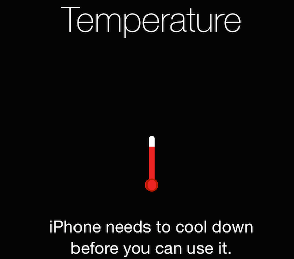 Si tu iPhone está demasiado caliente