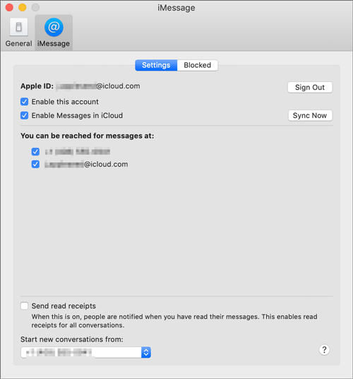 copia de seguridad de mensajes de texto de iPhone a iCloud con Mac