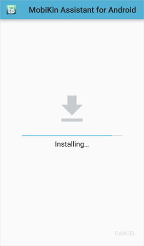 Instalar Asistente para la aplicación Android