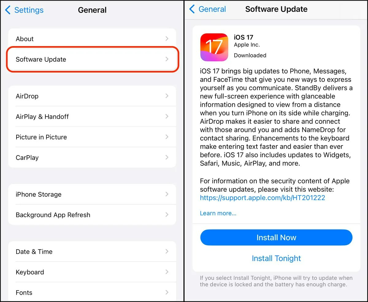 IOS 17 ALARMA NO FUNCIONA