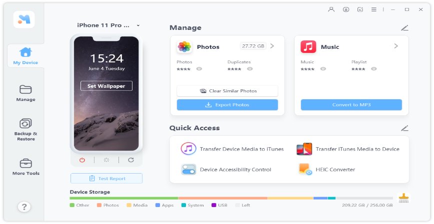 Libre para hacer una copia de seguridad de iOS 17