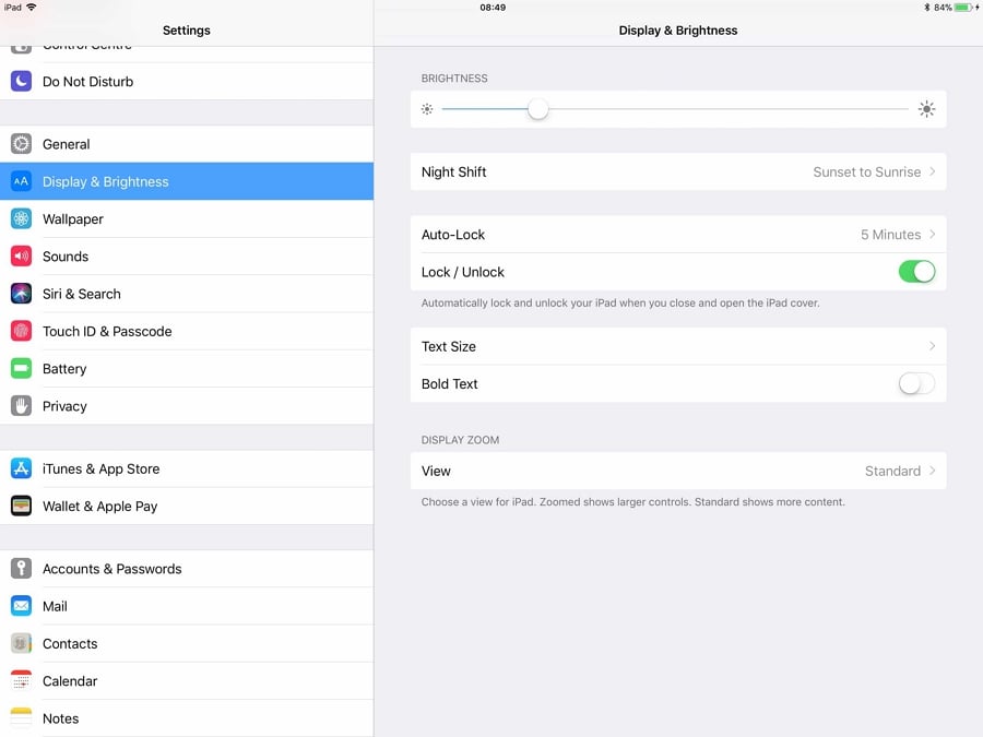 Ajuste la configuración de visualización