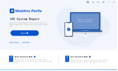 iPad activado a través de perfix start