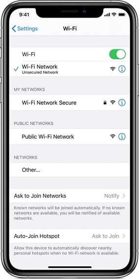 Conecte el dispositivo a una conexión Wi-Fi rápida
