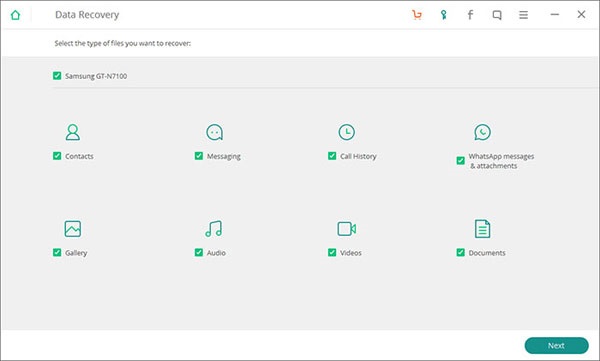 Software de recuperación de Samsung