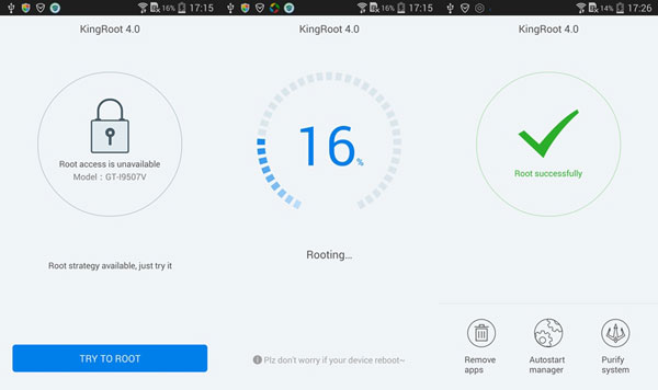 Cómo rootear el dispositivo Android con Kingoroot