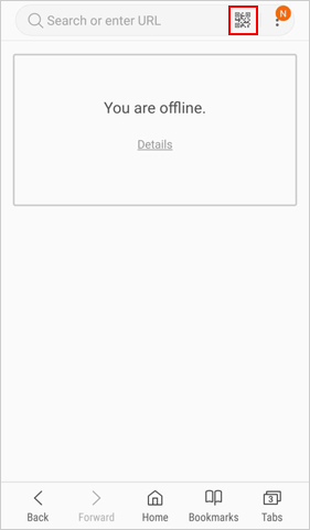 Descargar la aplicación escaneando el código QR