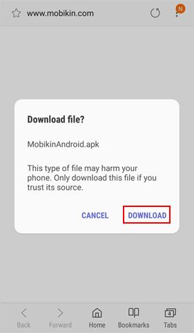escanear el código QR para descargar la aplicación