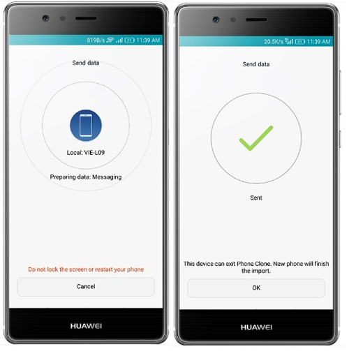 Cómo usar el clon del teléfono Huawei