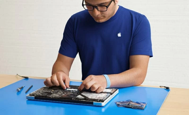 Arregle una pantalla táctil de iPhone rota en Apple Store