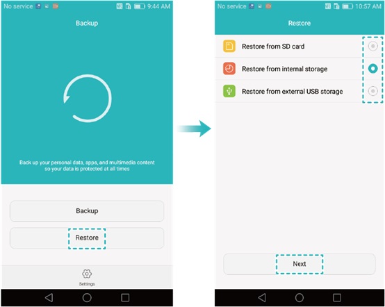 Cómo recuperar el historial de llamadas eliminadas de Huawei Cloud Backup