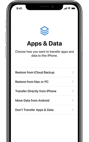 Configure su iPhone como nuevo para arreglar el bloqueo de iPhone después de la actualización iOS