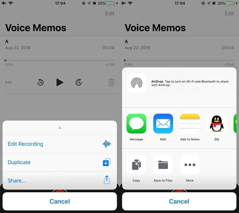 ¿Cómo hago una copia de seguridad de las notas de voz en iPhone sin sincronizar iTunes?