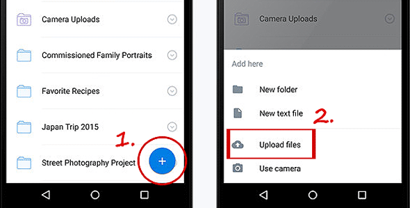 Cargar archivos de Android a Google Drive