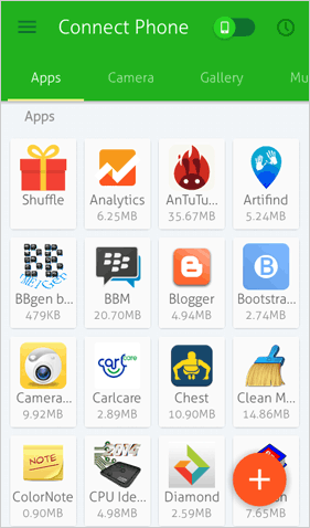 Transferir datos de Android a Motorola a través de Xender