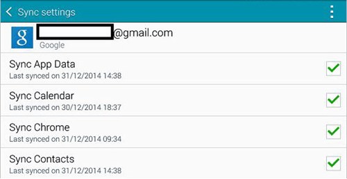 Transfiera los contactos de Motorola a LG con Gmail