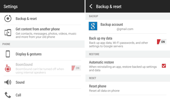Mueva los datos de OnePlus a Samsung a través de Google Backup