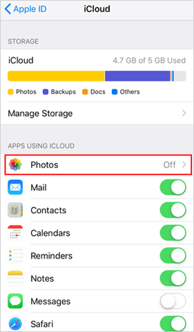 Cómo transferir videos desde iPhone a la computadora portátil Dell a través de iCloud