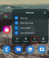 Cómo eliminar aplicaciones de la pantalla de inicio del teléfono Samsung