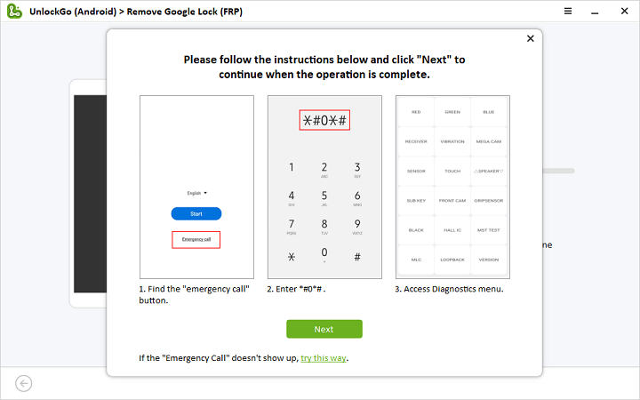 Evitar todo Samsung FRP con código secreto de llamada de emergencia
